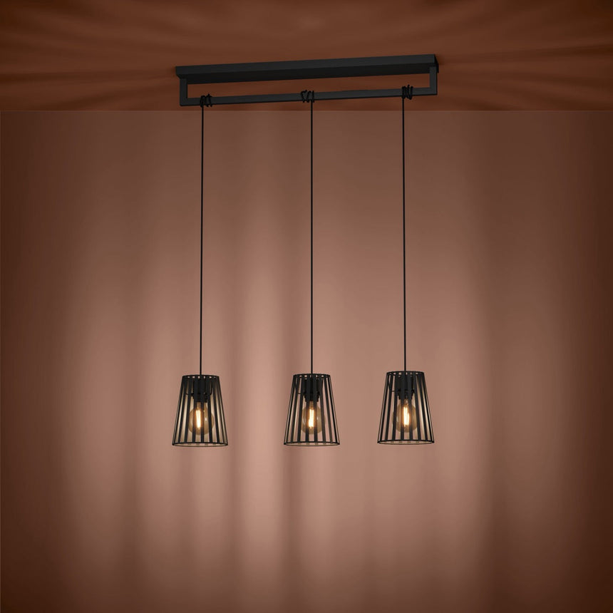 EGLO Bogota Lámpara de techo colgante acero negro 390003