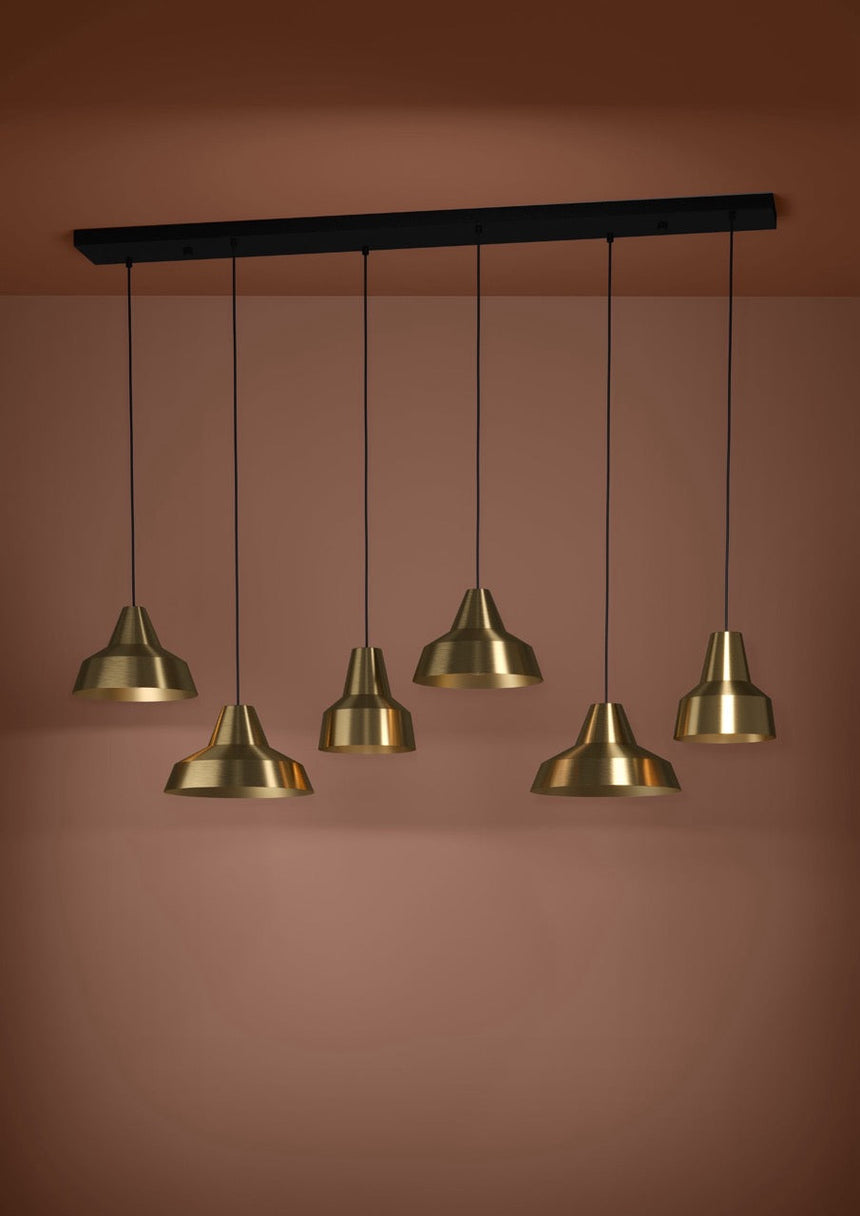 EGLO Savarna Lámpara de techo colgante acero acero negro dorado 390017