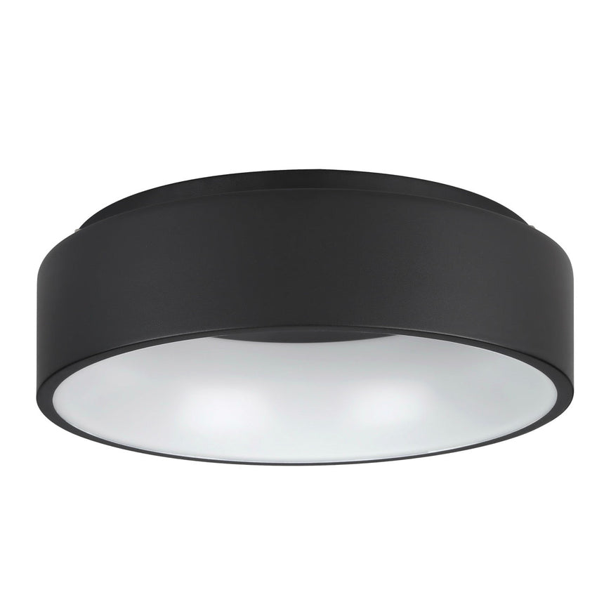 EGLO Marghera 2 Plafón LED regulable acero plástico negro blanco 390049