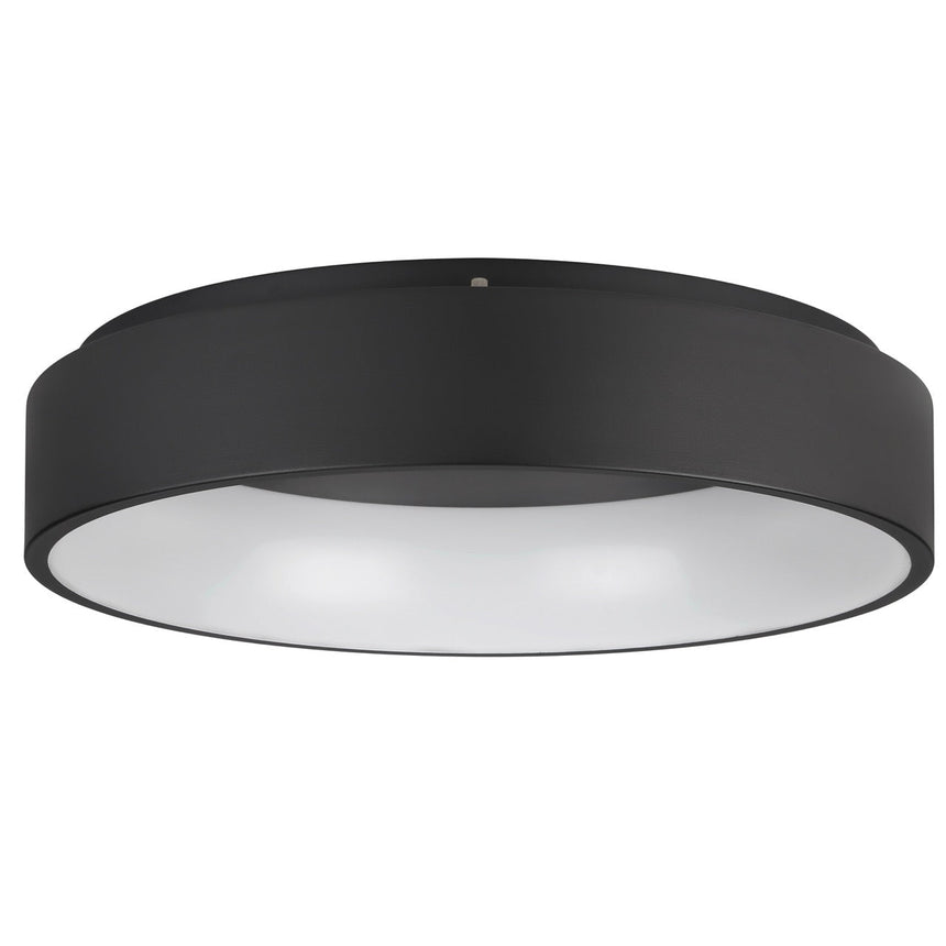 EGLO Marghera 2 Plafón LED regulable acero plástico negro blanco 390051