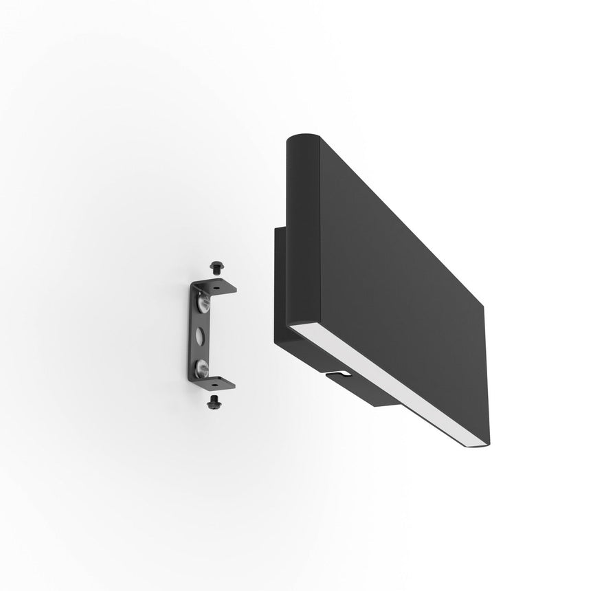 EGLO Climene Lámpara de pared LED aluminio plástico negro blanco 390116