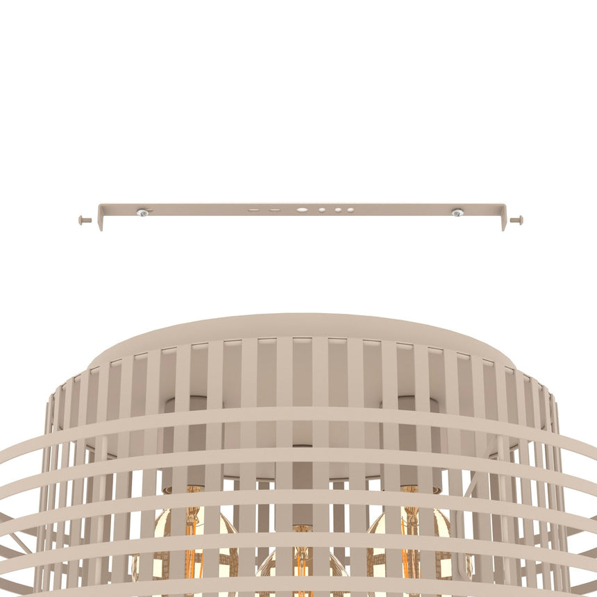 EGLO Oltamar Plafón acero colores arena 390144