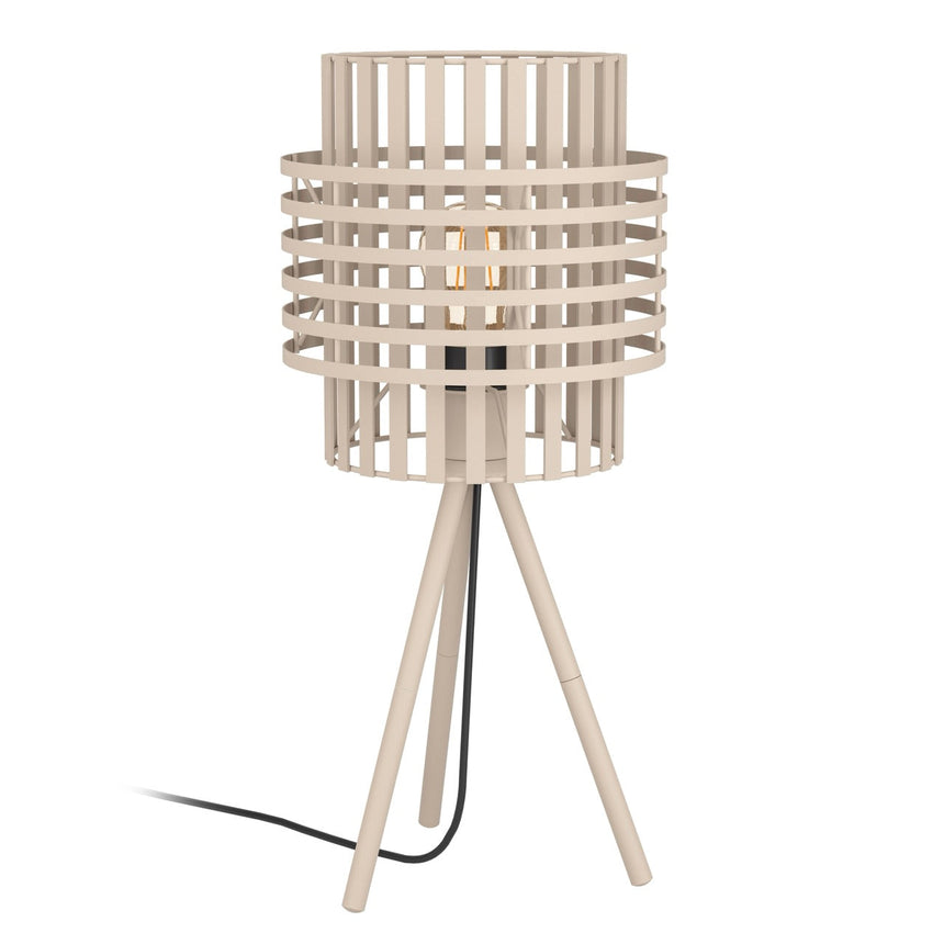 EGLO Oltamar Lámpara sobremesa acero colores arena 390148