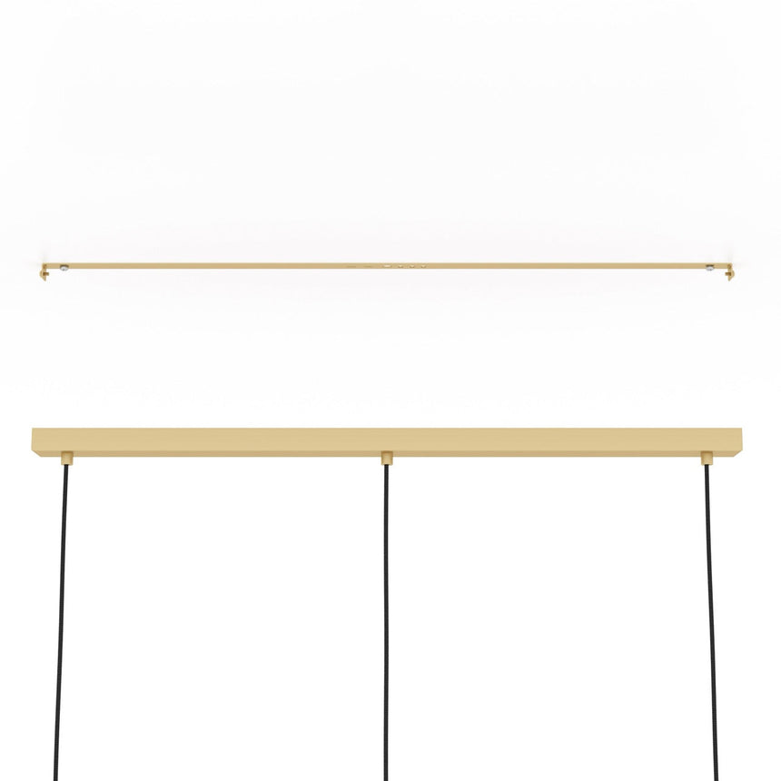 EGLO Corojal Lámpara de techo colgante acero textil dorado cappuccinolatón 390207