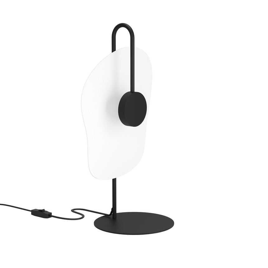 EGLO Larderia Lámpara sobremesa LED aceromadera negroblanco 390208