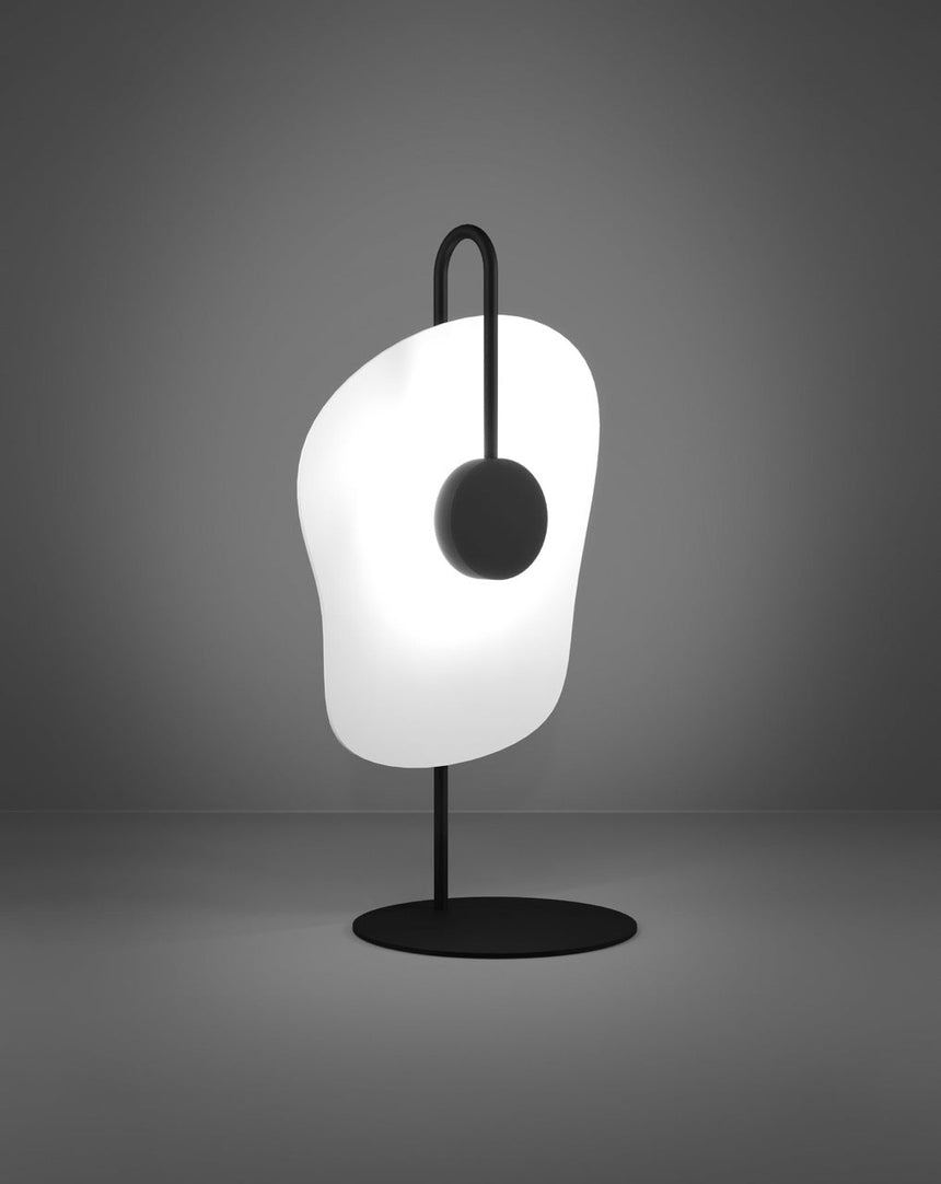 EGLO Larderia Lámpara sobremesa LED aceromadera negroblanco 390208