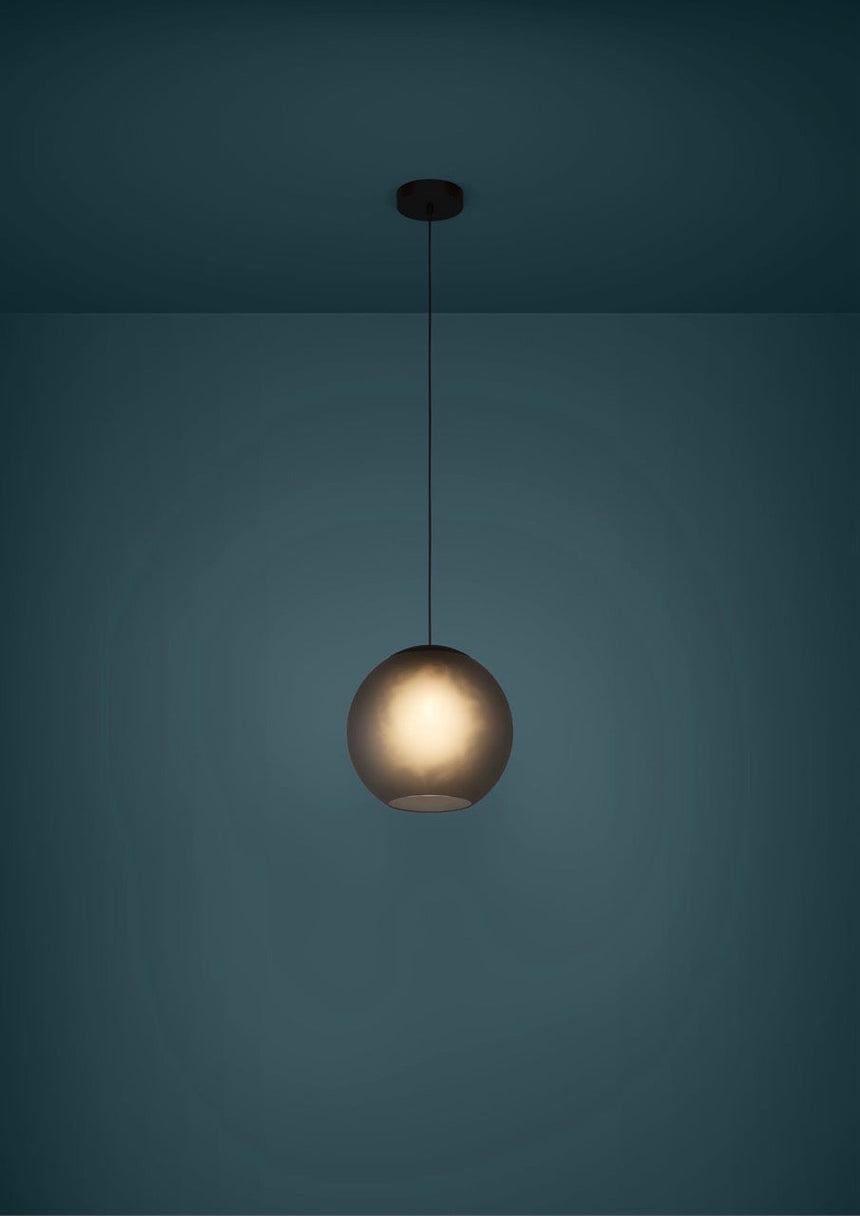 EGLO Arangona Lámpara de techo colgante acero vidrio negro - 390212