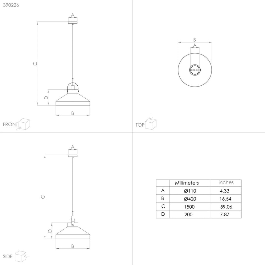 EGLO Estepona Lámpara de techo colgante acero grislatón cepillado 390226