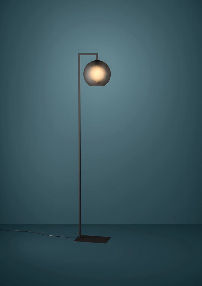 EGLO Arangona Lámpara de pie acero vidrio negro - 390254