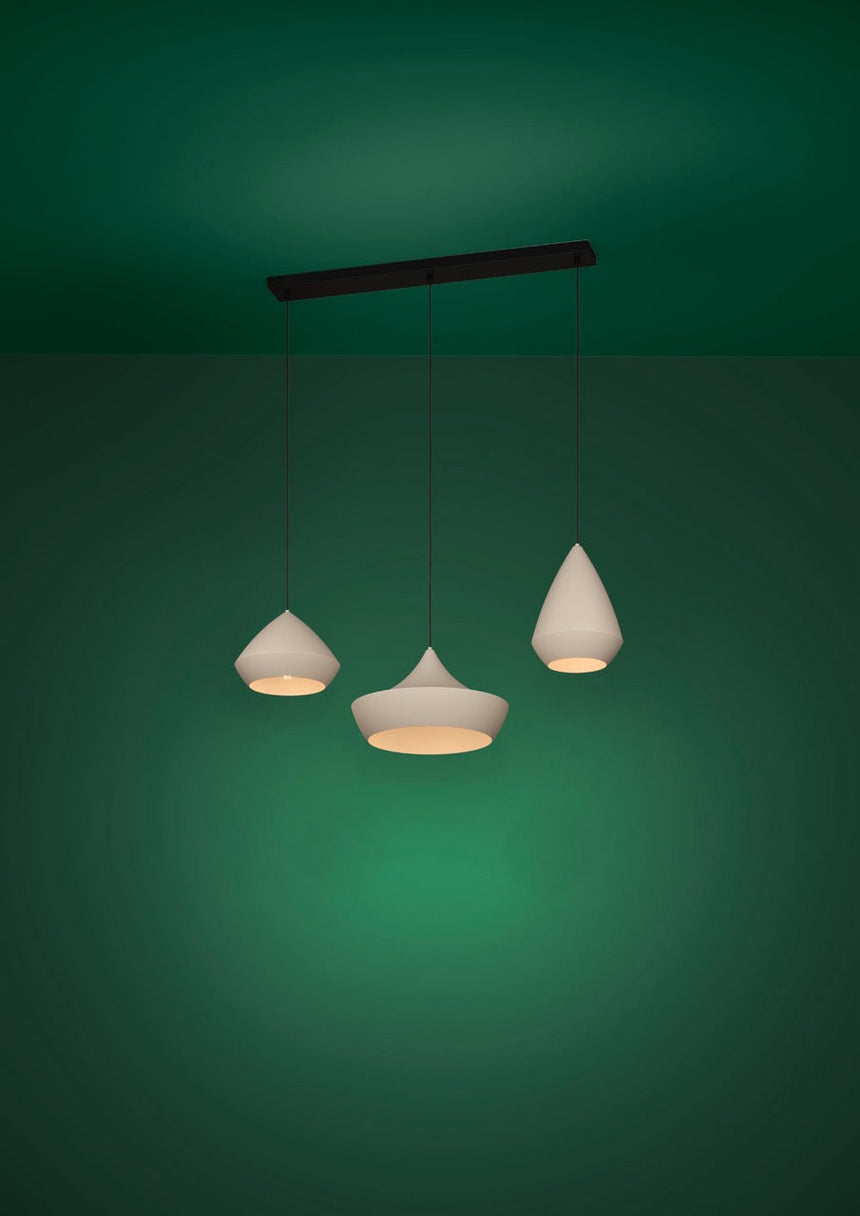 EGLO Torremolinos Lámpara de techo colgante acero acero negro arena 390269