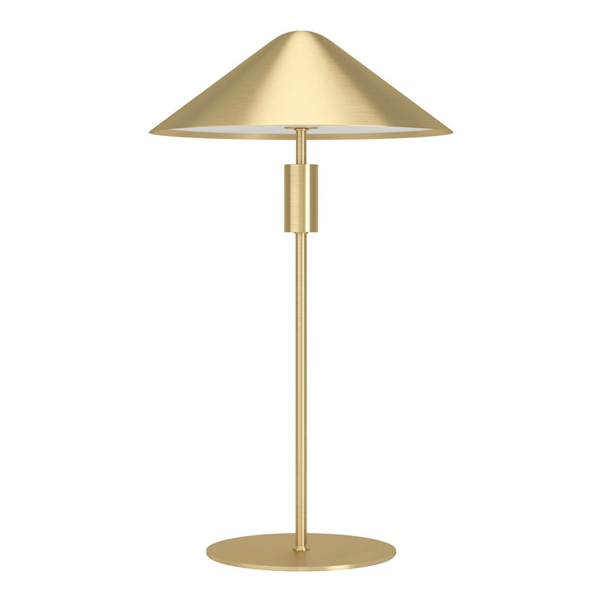 EGLO Paraguay Lámpara sobremesa LED regulable acero latón cepillado 390274