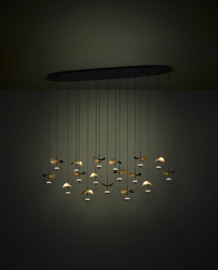 EGLO LAMP. DRACERA PENDANT BLACK/GOLD EGLO390343