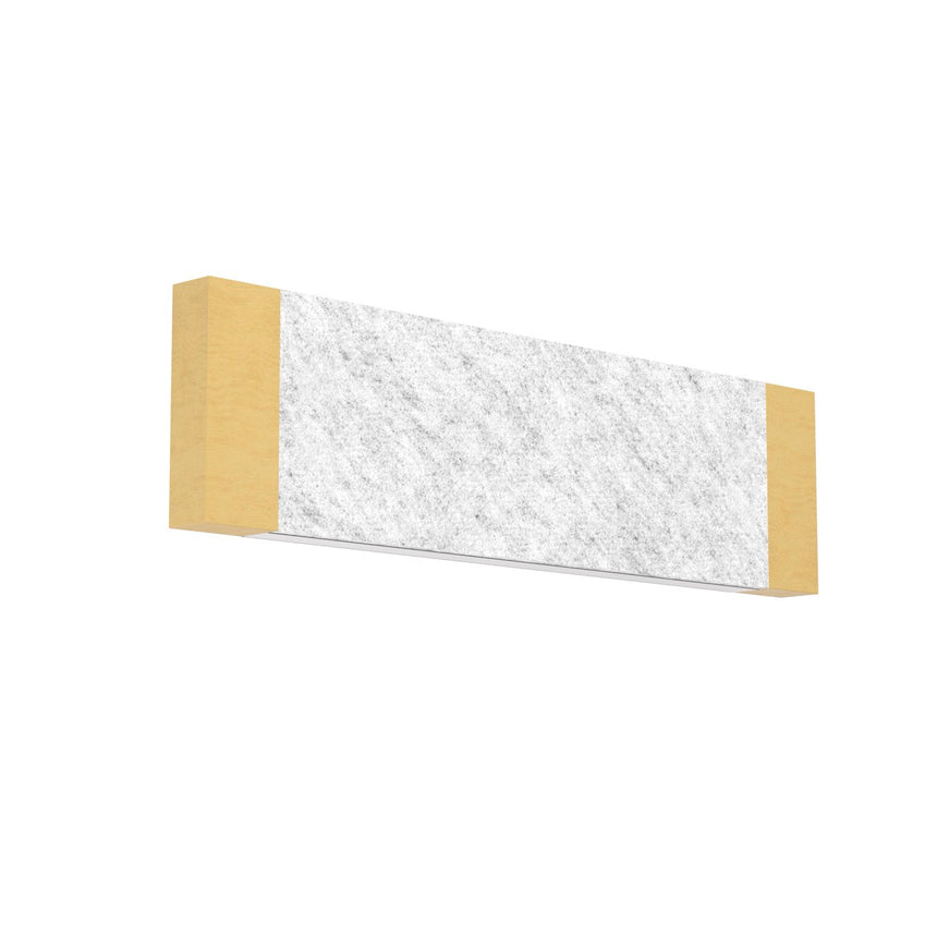 EGLO Vallelado Lámpara de pared LED aceromadera textil negrocafé gris 390387