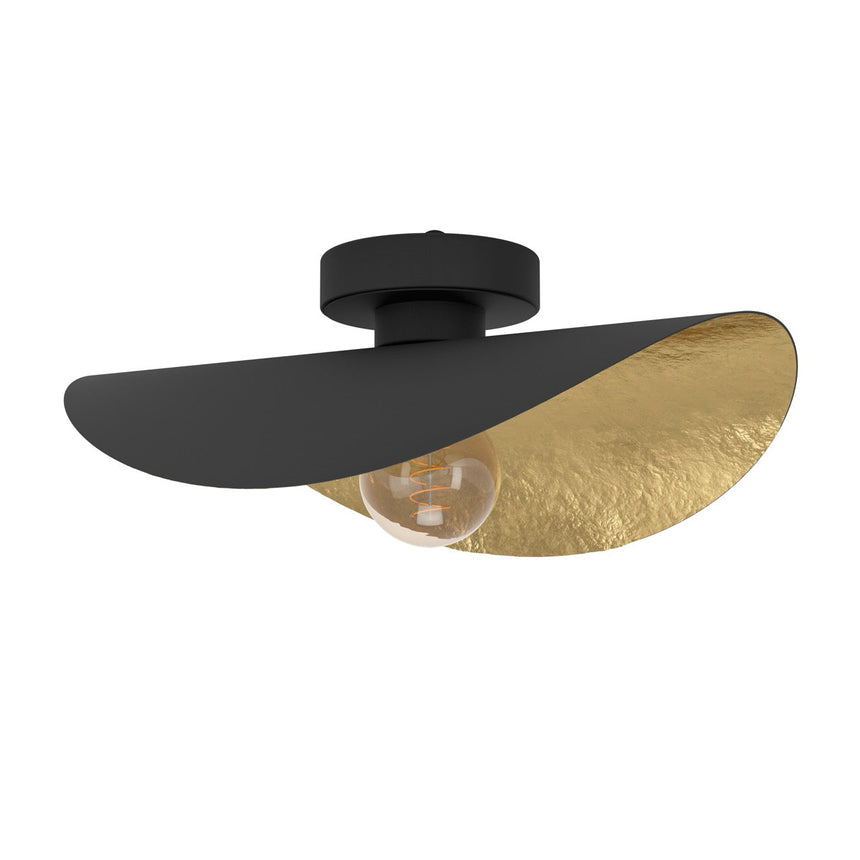 EGLO Saceda Plafón acero negrooro 390391