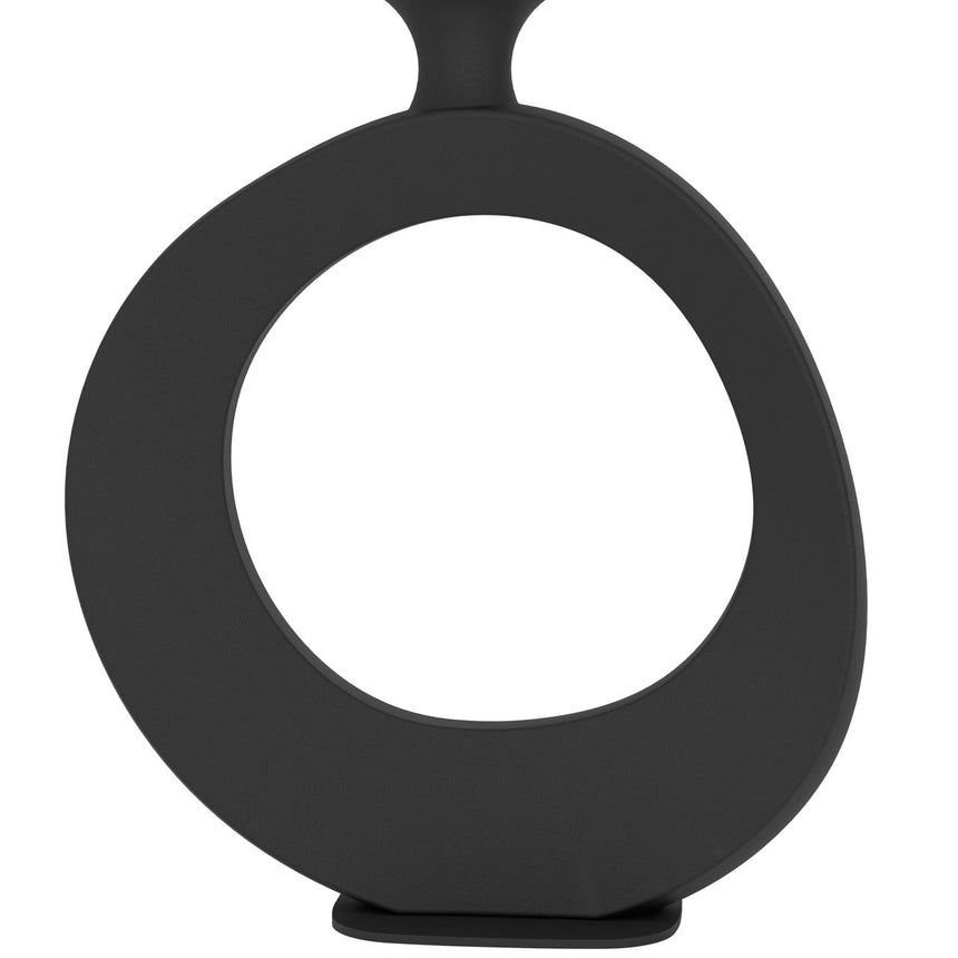 EGLO Diezma Lámpara sobremesa acero textillino negro naturaleza 390423