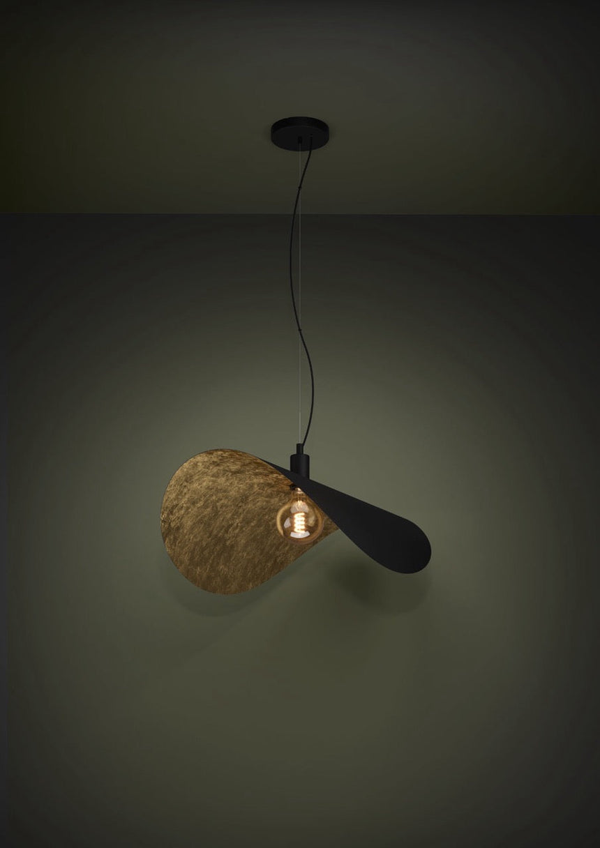 EGLO Saceda Lámpara de techo colgante acero negrooro 390429