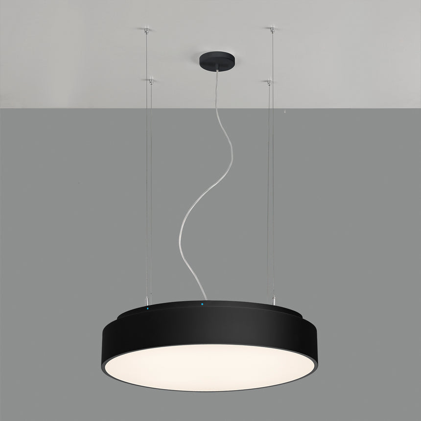 ACB Isia Air Cleaner Pendant Ceiling Light Black T5 UV-C 2x + LED Remote Control, Slide Switch C3927270N