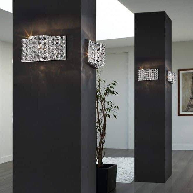 Schuller Onda 160320 Lámparas de pared Cromado y transparente