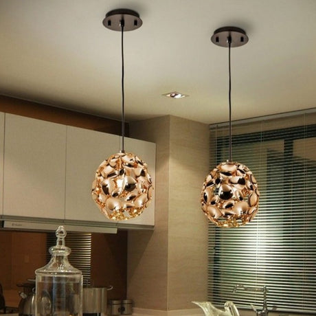 Schuller Narisa 266035N Lámparas de techo Baño oro rosa, lacado marrón