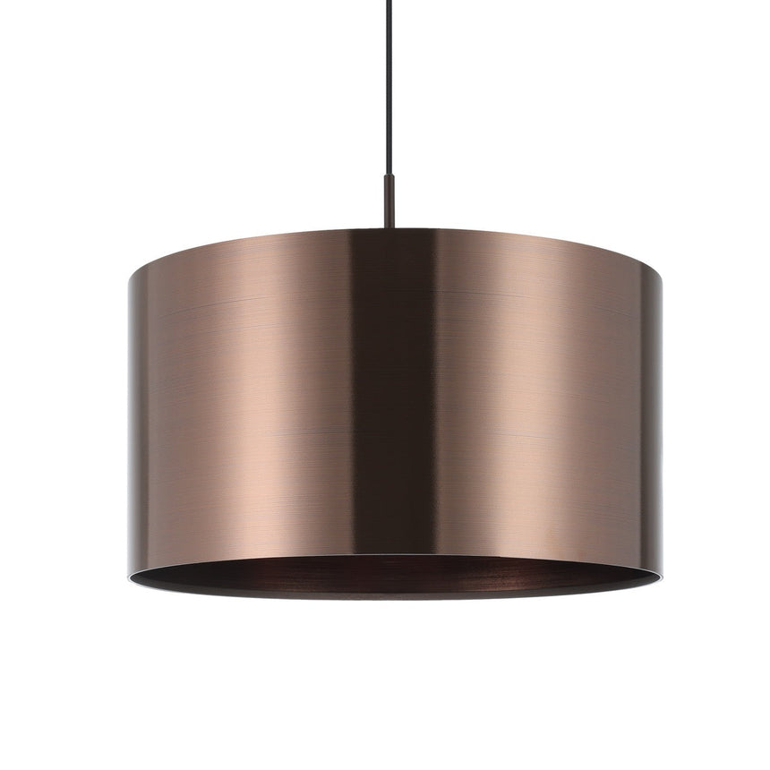 EGLO Saganto 1 Lámpara de techo colgante acero plástico café cafécobre 39356