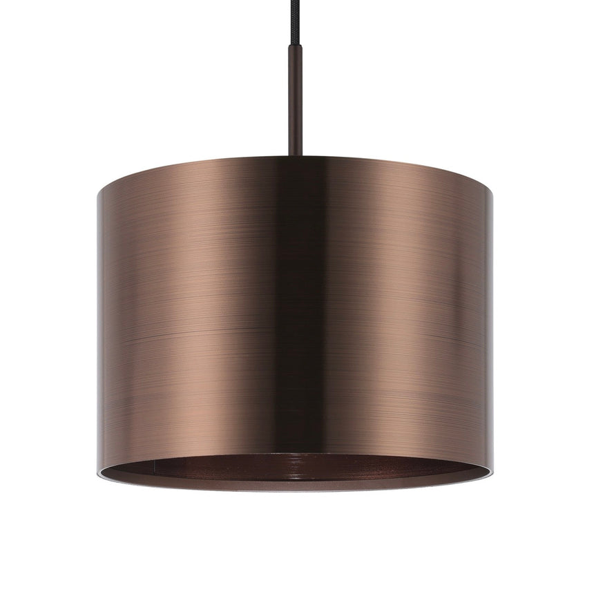 EGLO Saganto 1 Lámpara de techo colgante acero plástico café cafécobre 39357