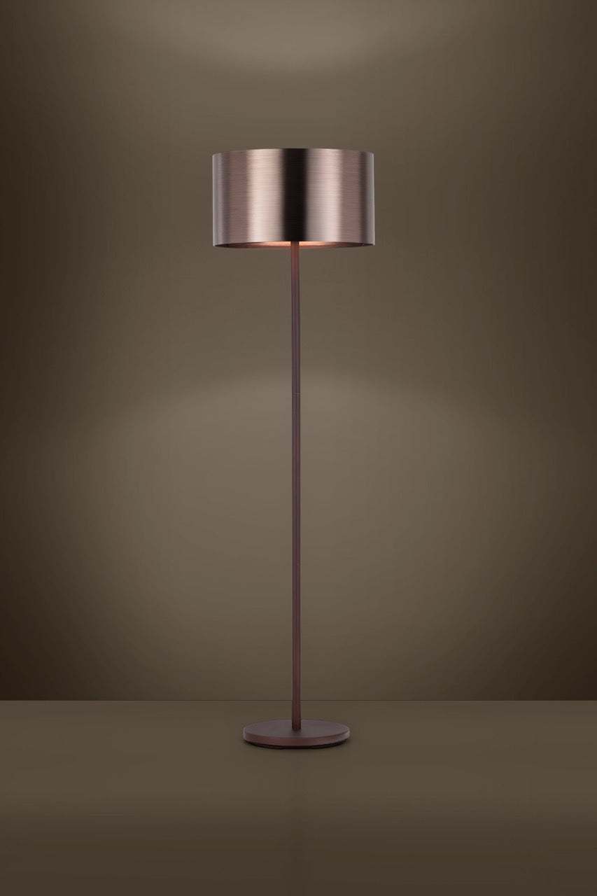 EGLO Saganto 1 Lámpara de pie acero plástico café cafécobre 39358