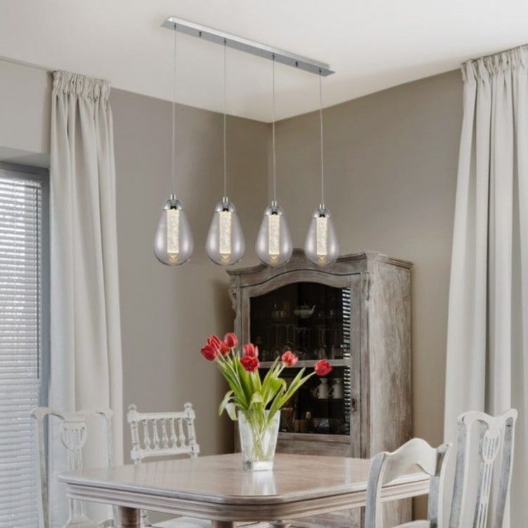 Schuller Taccia 394460 Lámparas de techo Cromo, transparente