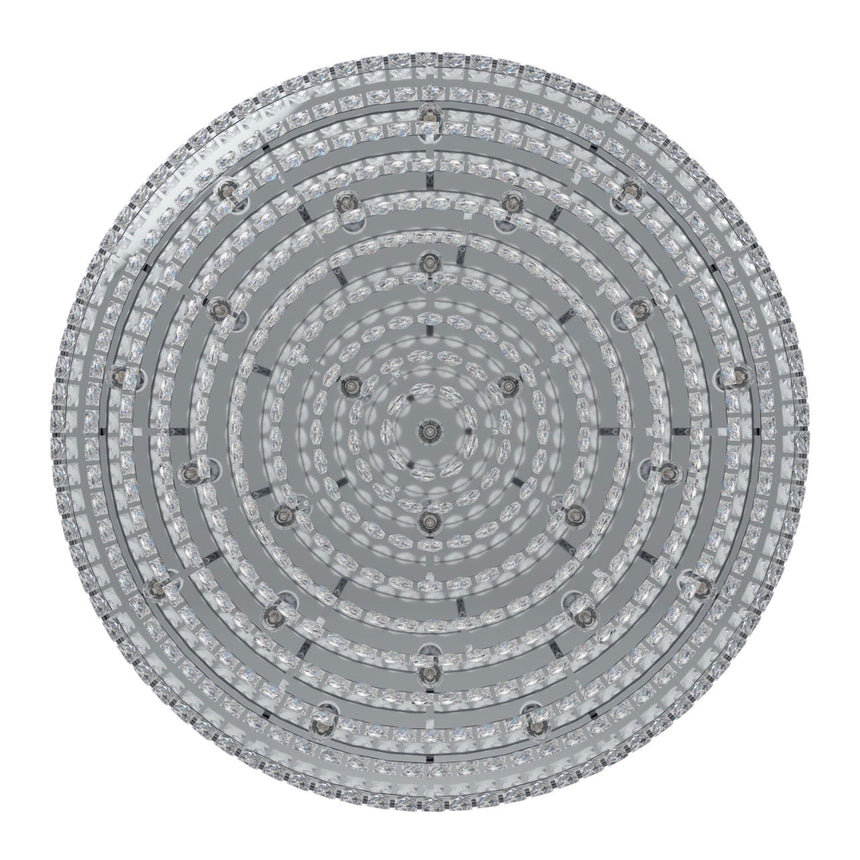 EGLO Valparaiso 1 Plafón acero cristal cromo claro 39493