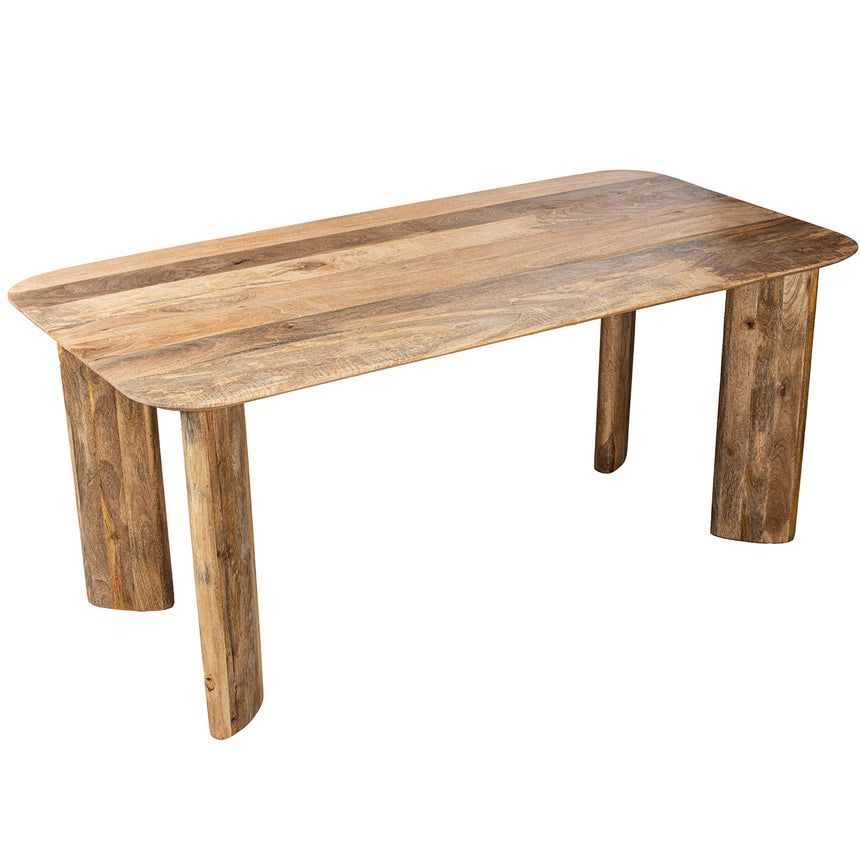 Mesa comedor madera mango 180x90x76cm 39498