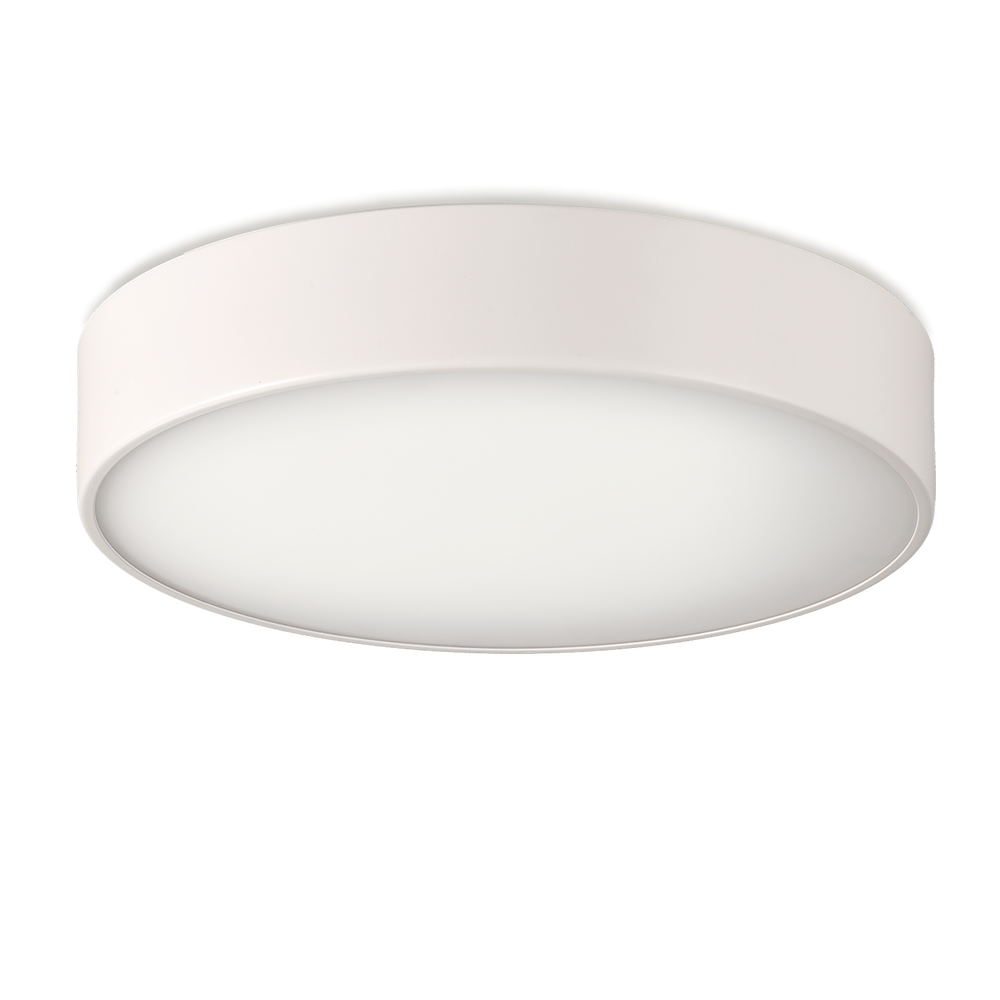 ACB Dins Ceiling Light 395/32 Smooth White, LED 24W 2520lm, CRI90 I IP44, Integrated LED, Kelvin 2700K-3000K Slide Switch P0395270B