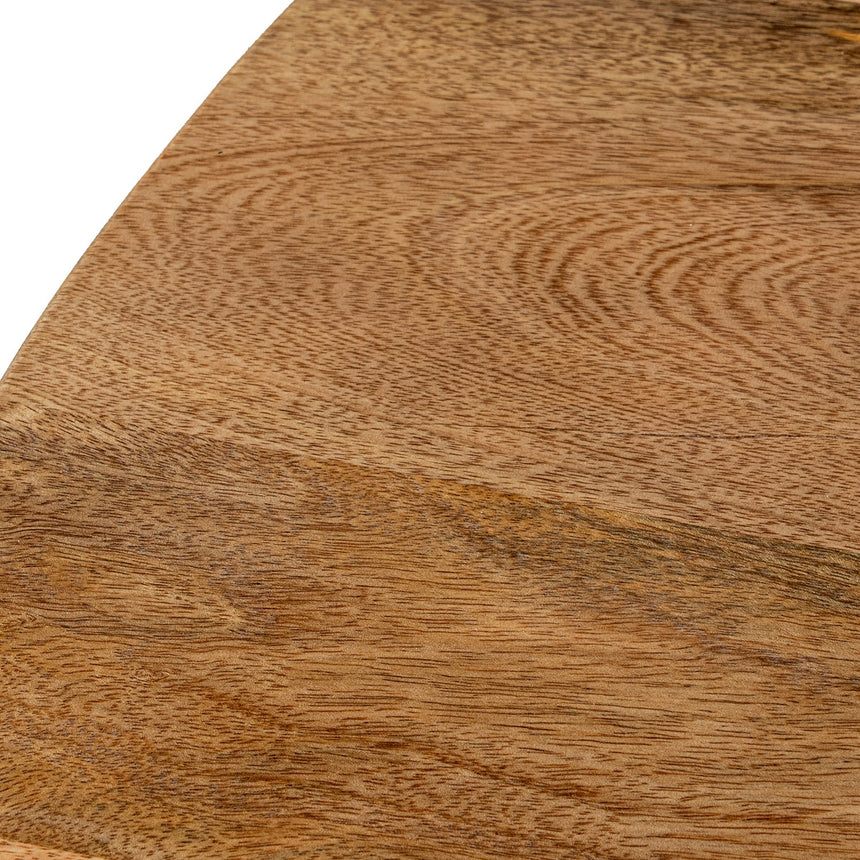 Mesa de comedor redonda madera mango 120x76cm 39500