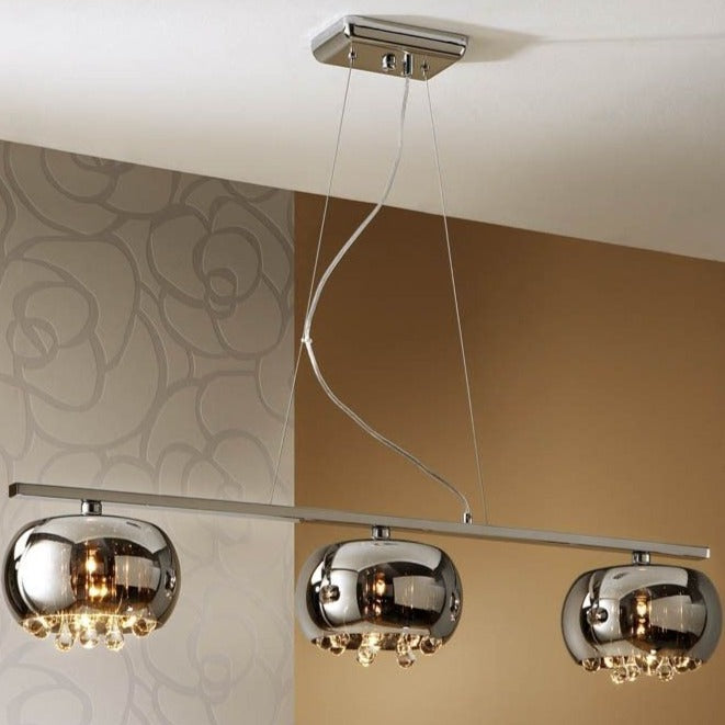 Schuller Argos 509213 Lámparas de techo Cromo. Transparente y espejado