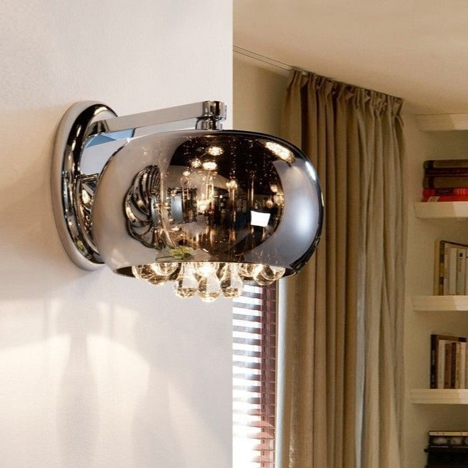 Schuller Argos 509327 Lámparas de pared Cromado, espejado y transpte.