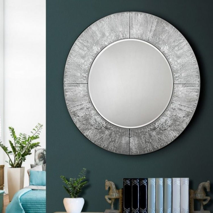 Schuller Aurora 593364 Espejos Espejo, pande plata, negro.