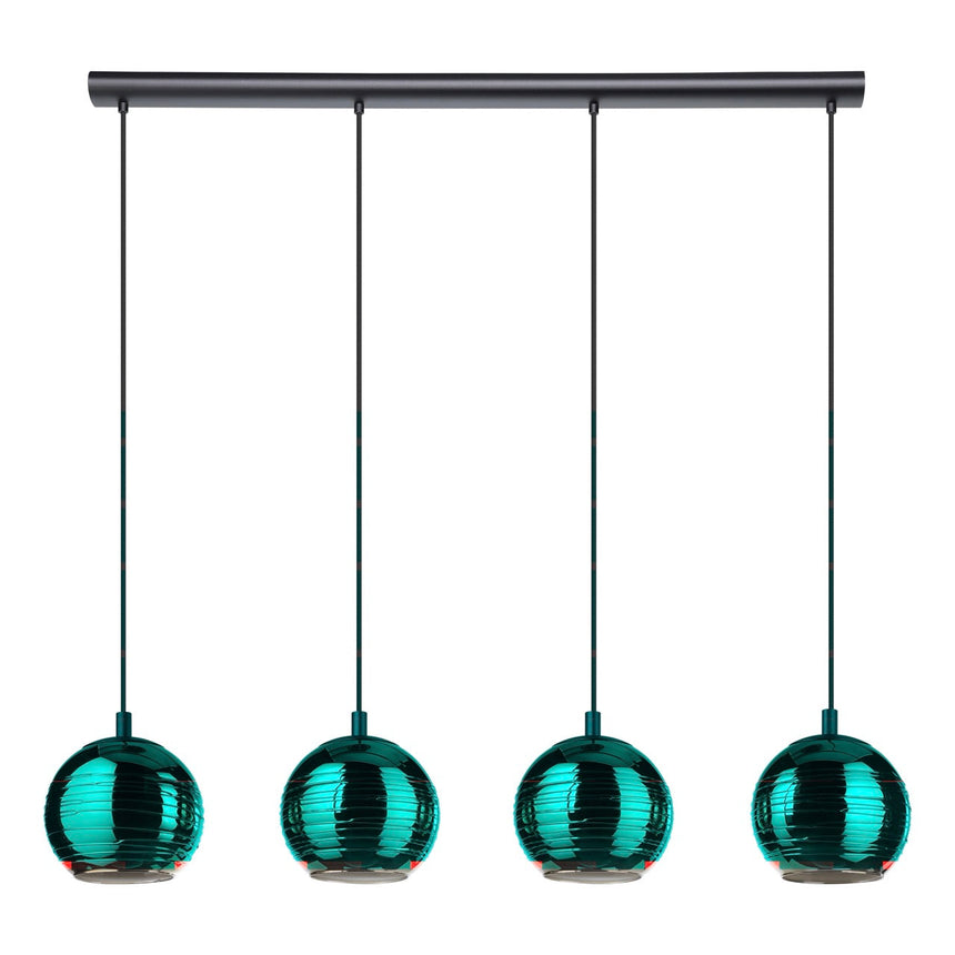 EGLO Lemorieta Lámpara de techo colgante acero vidrio vaporizado negro dorado 39686