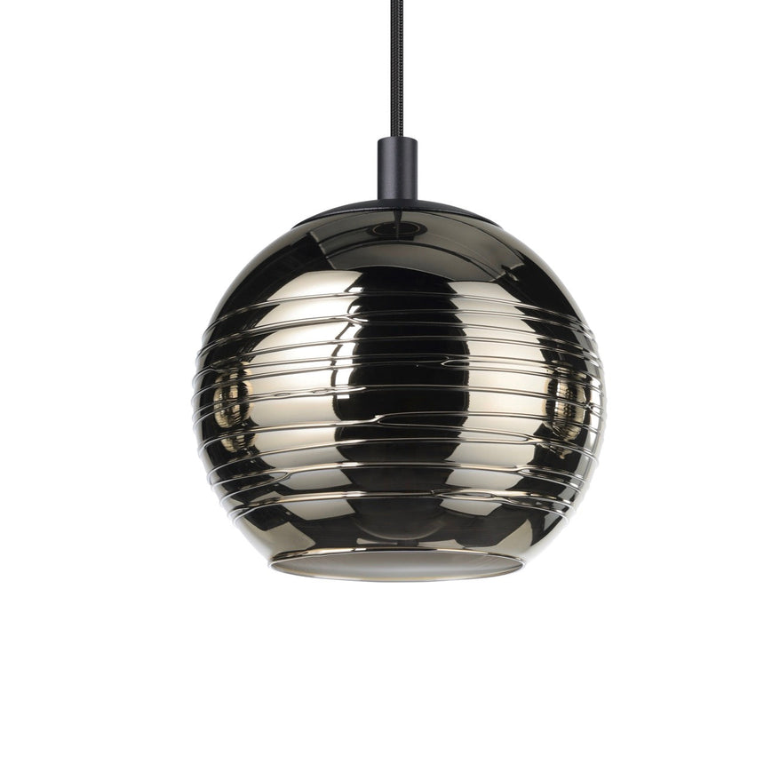 EGLO Lemorieta Lámpara de techo colgante acero vidrio vaporizado negro dorado 39686