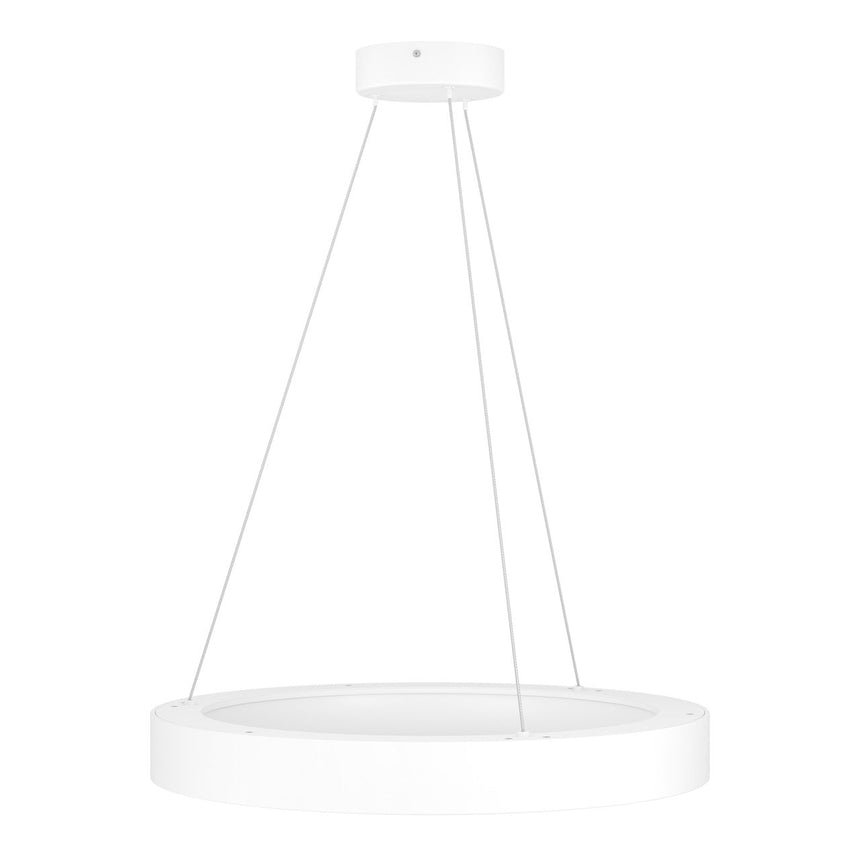 EGLO Campo Rosso Lámpara de techo colgante LED regulable acero plástico blanco blanco 39688
