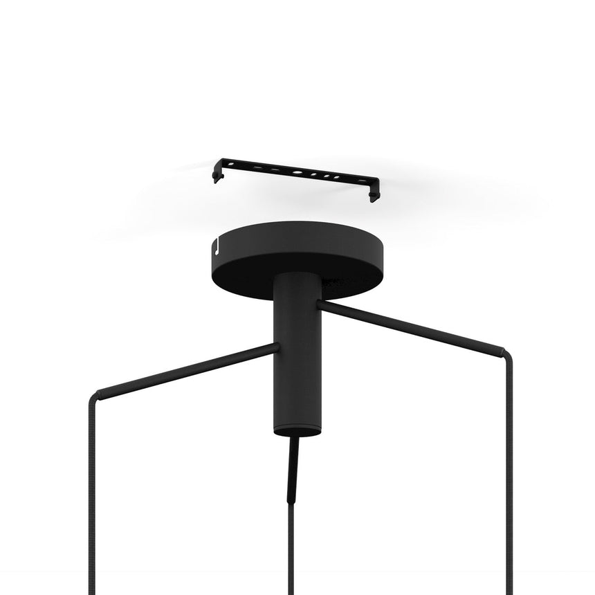 EGLO Skoura Lámpara de techo colgante acero negrolatón 39758