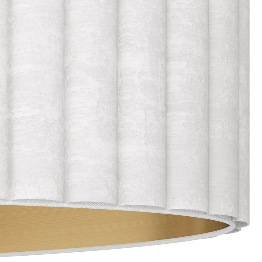 EGLO Tamaresco Lámpara de techo colgante acero terciopelo latón cepillado blancooro 39765