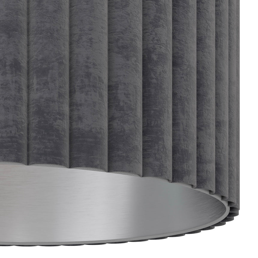 EGLO Tamaresco Lámpara de techo colgante acero terciopelo níquel-mate gris 39773