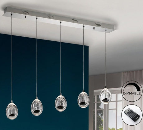 Schuller Rocío 783618D Lámparas de techo Cromo y transparente