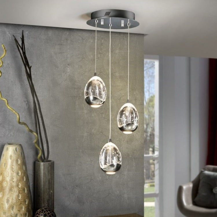 Schuller Rocío 783753 Lámparas de techo Cromo y transparente