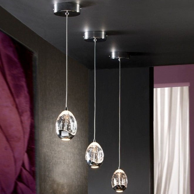 Schuller Rocío 784326 Lámparas de techo Cromo y transparente