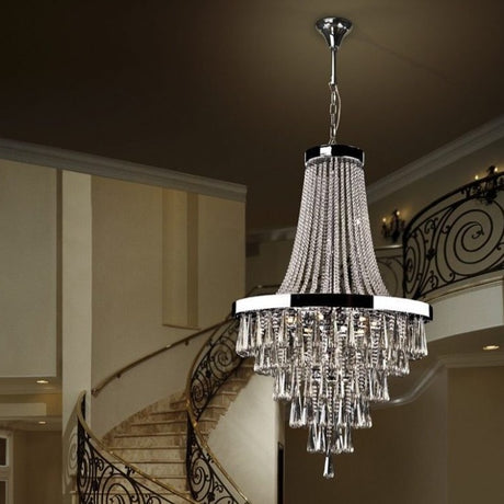 Schuller Palace 810637 Lámparas de techo Cromo. Tranparente y fumé.