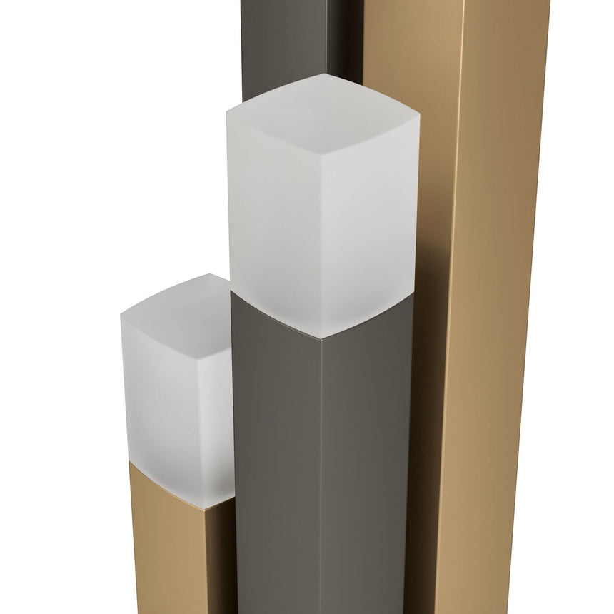 EGLO Estanterios Lámpara sobremesa LED regulable aluminioacero plástico negrocafédorado satinado 39907