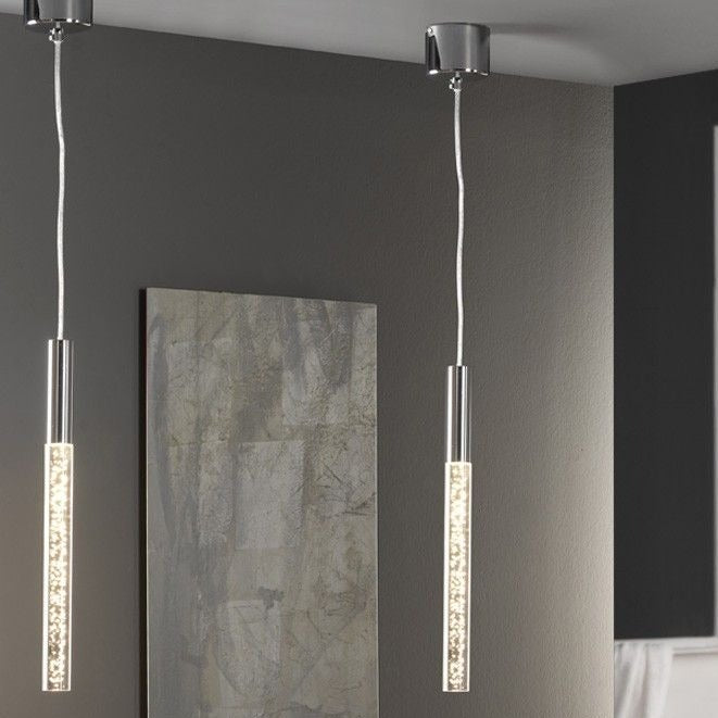 Schuller Cosmo 827746 Colgante Cromado y transparente