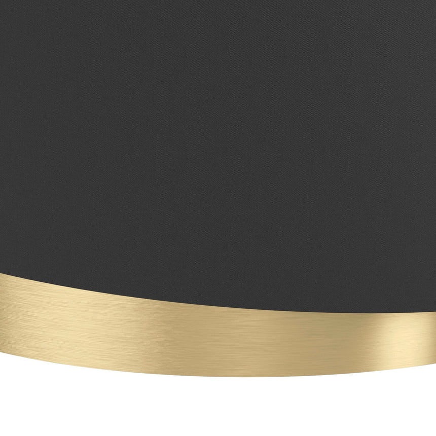 EGLO Manderline Lámpara de techo colgante acero textil negro negrolatón 39926