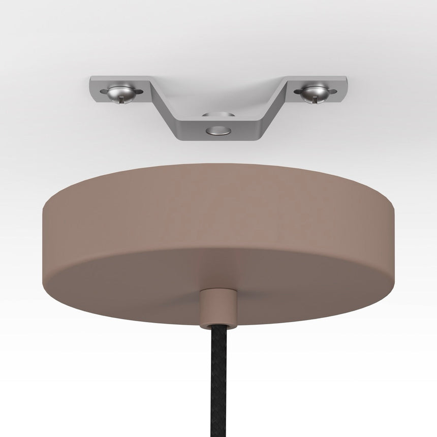 EGLO Gaetano 2 Lámpara de techo colgante acero acerocristal color mokka color mokkadoradonegro-tra 39948