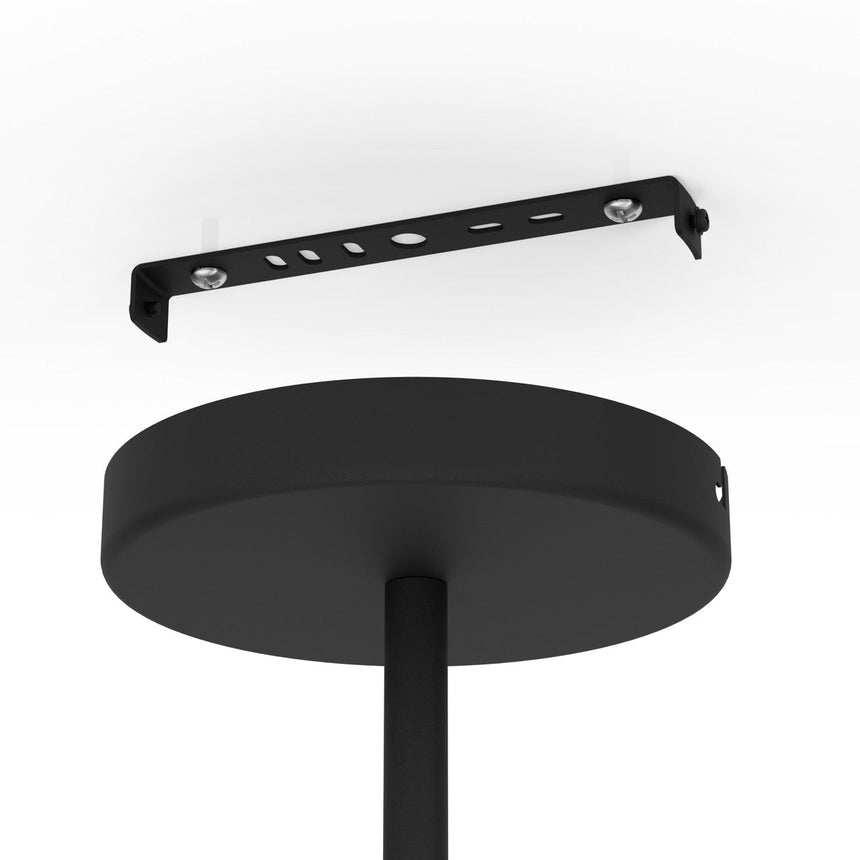 EGLO Altamira Plafón LED acero plástico negrolatón blanco 39983