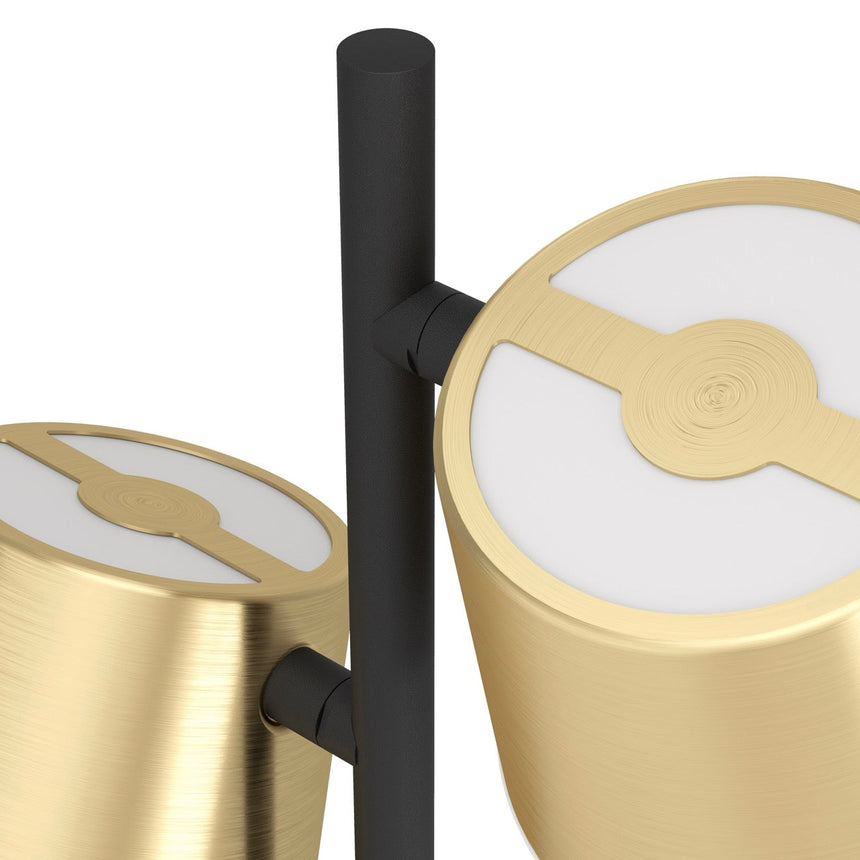 EGLO Altamira Lámpara sobremesa LED acero plástico negrolatón blanco 39986